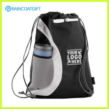 Promotional Nylon Drawstring Bag/Drawstring Backpack with Reinforced PU Corners RGB-029